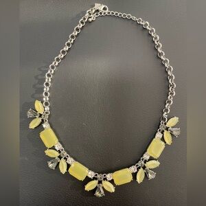 Banana Republic Yellow and Silver Necklace